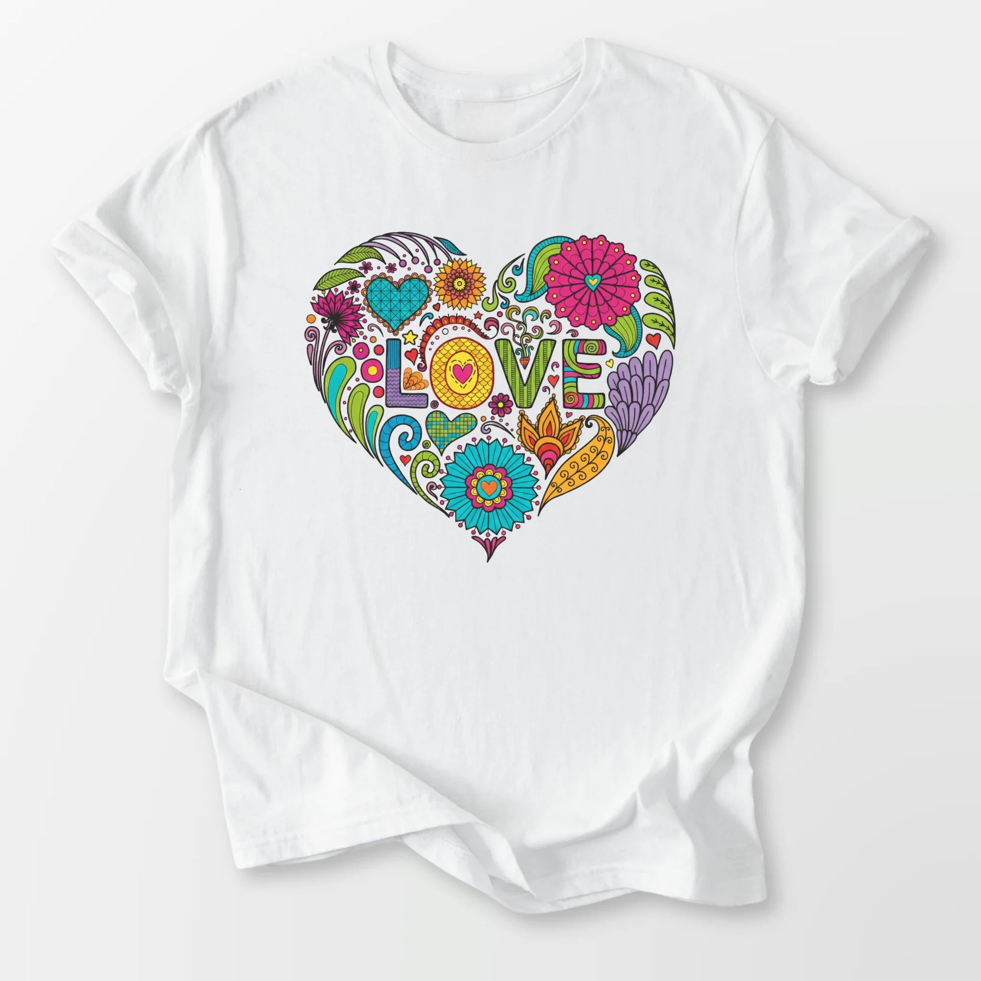Love in Full Color Tee White T-Shirt