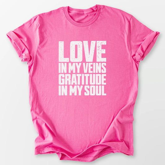Love In My Veins Tee Azalea T-Shirt