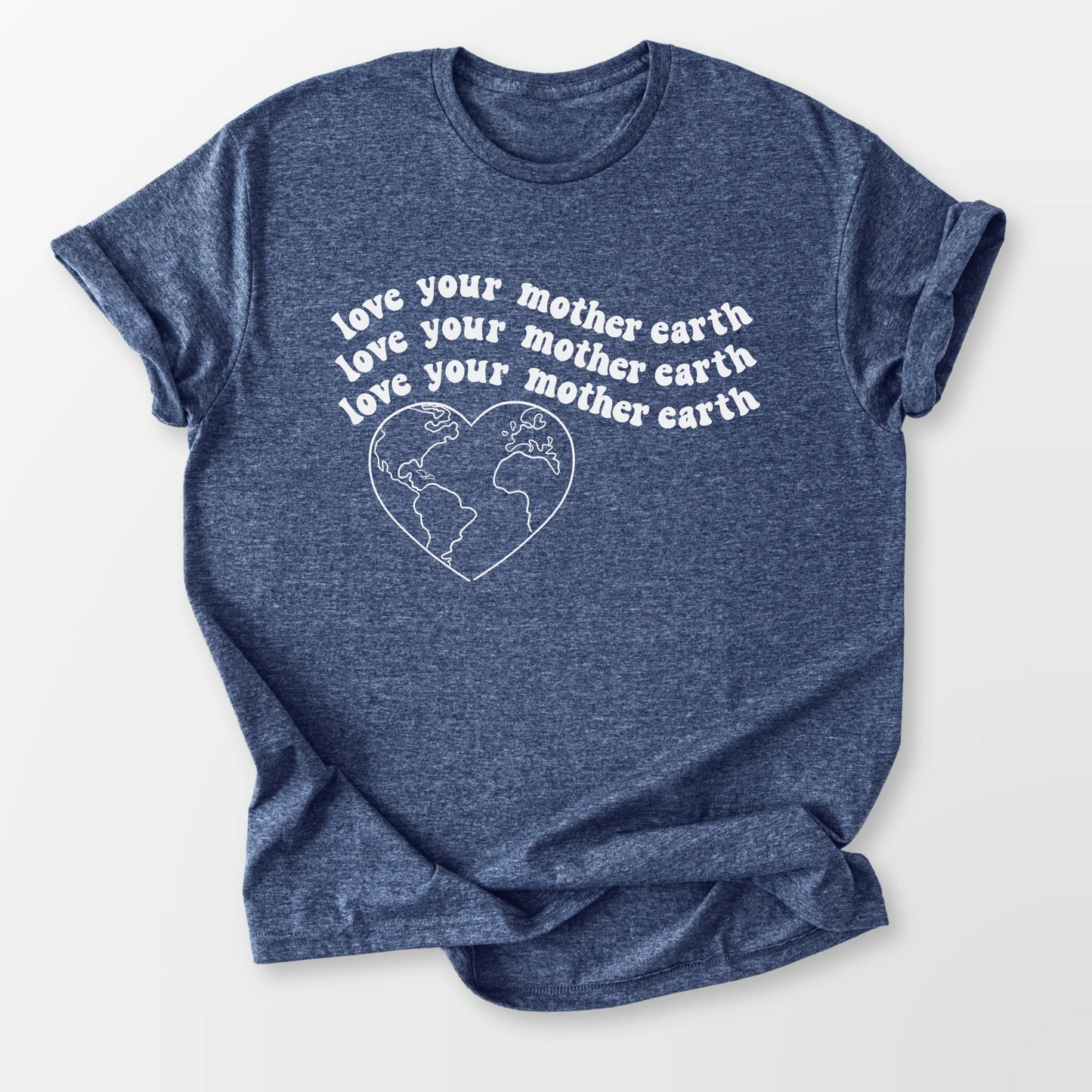 Love Your Mother Earth Tee Heather Navy T-Shirt