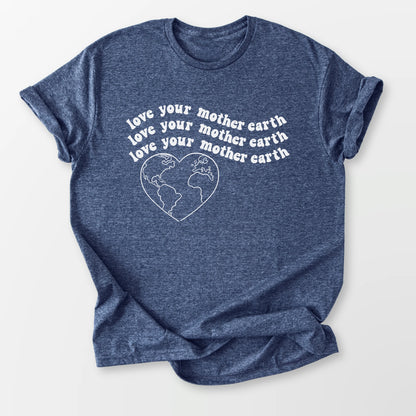 Love Your Mother Earth Tee Heather Navy T-Shirt