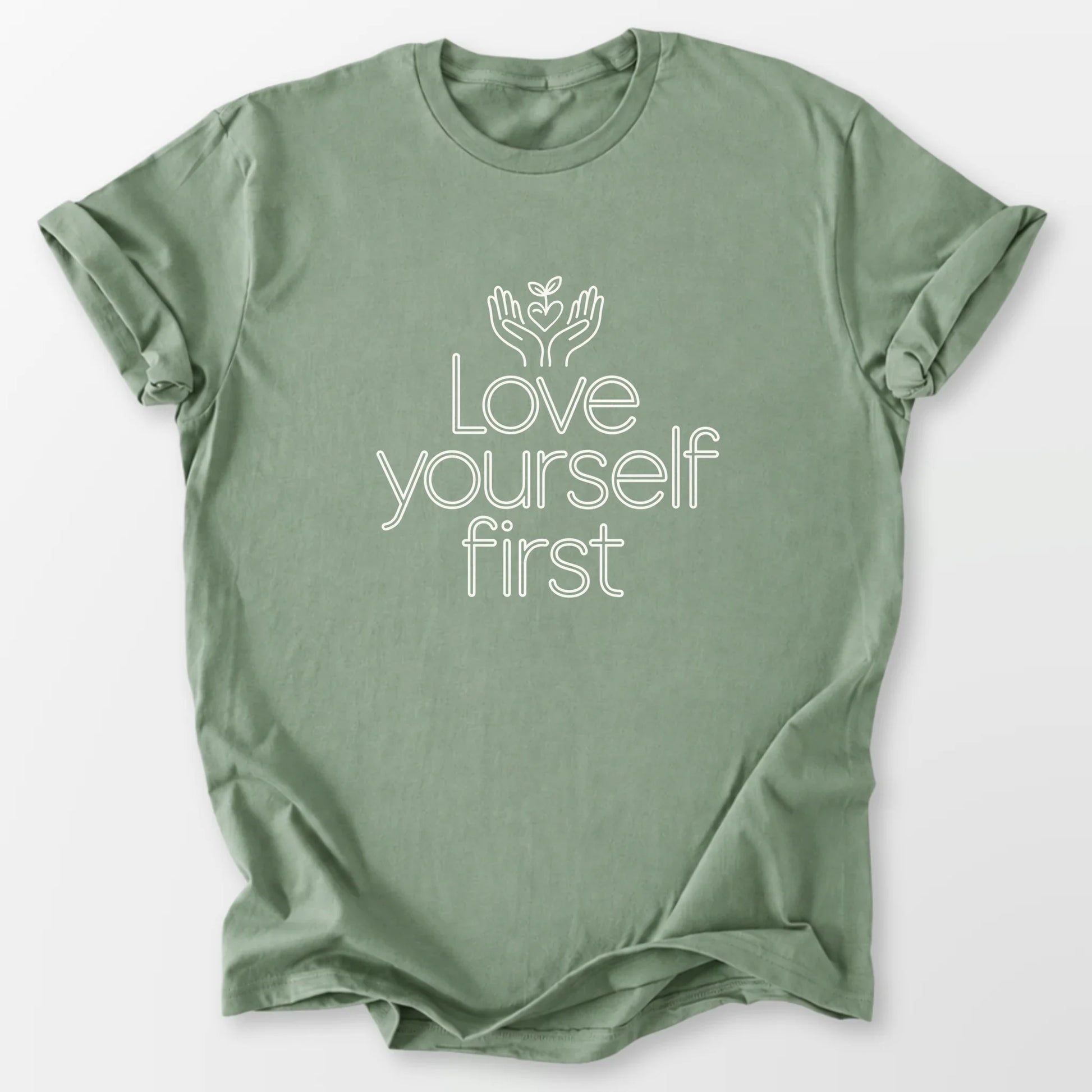 Love Yourself Tee Sage T-Shirt