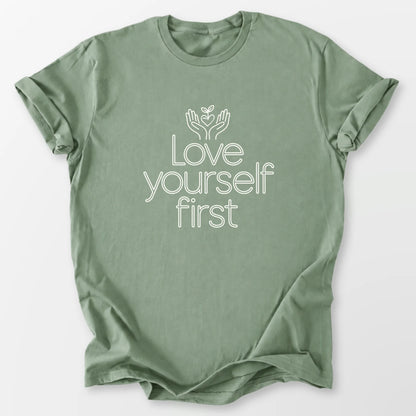 Love Yourself Tee Sage T-Shirt
