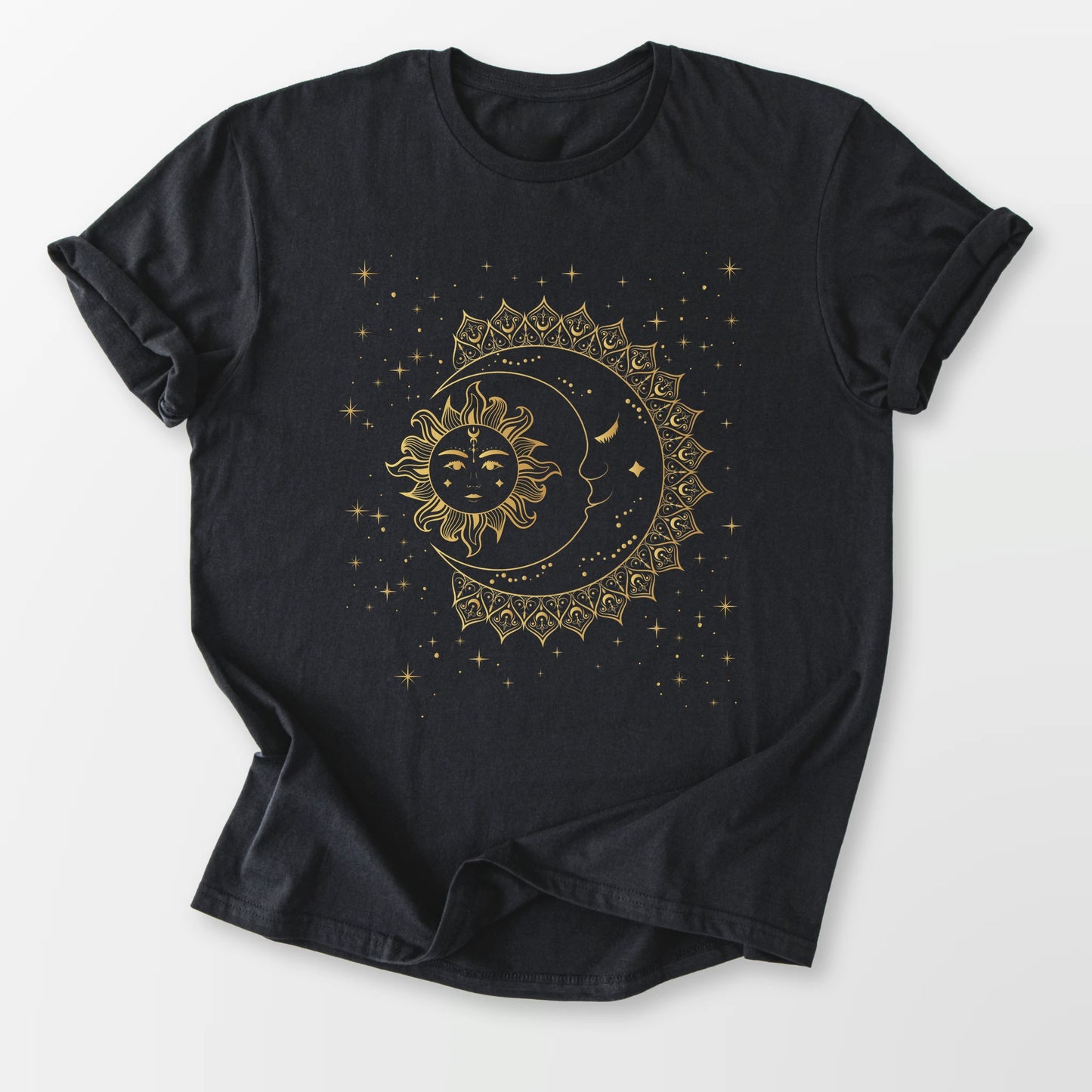 Lunar Embrace Tee Black T-Shirt