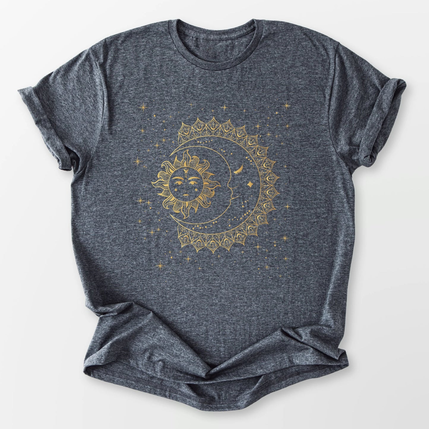 Lunar Embrace Tee Dark Heather Grey T-Shirt