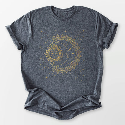 Lunar Embrace Tee Dark Heather Grey T-Shirt