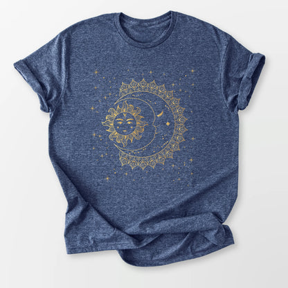 Lunar Embrace Tee Heather Navy T-Shirt