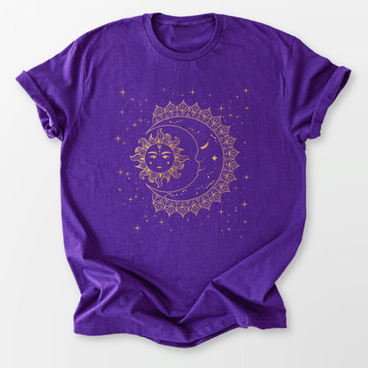 Lunar Embrace Tee Purple T-Shirt