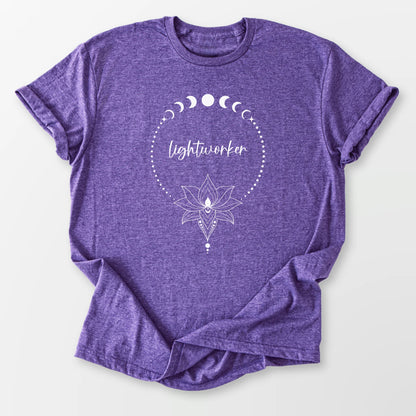 Lunar Lightworker Tee Heather Purple T-Shirt