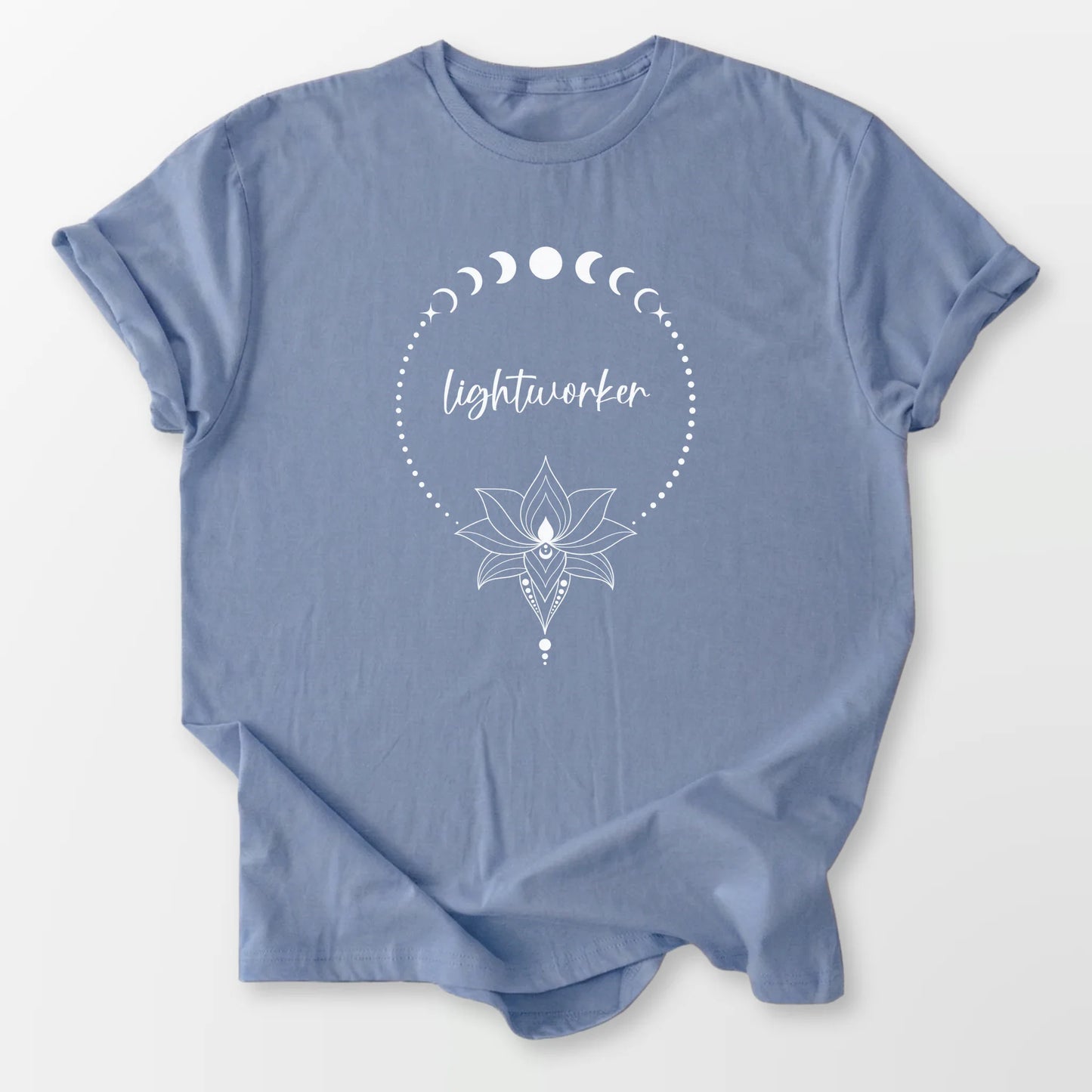Lunar Lightworker Tee Stone Blue T-Shirt