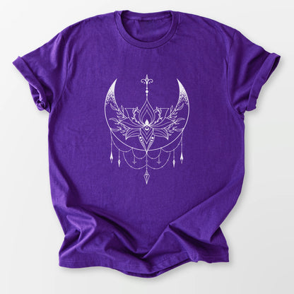 Lunar Lotus Tee Purple T-Shirt