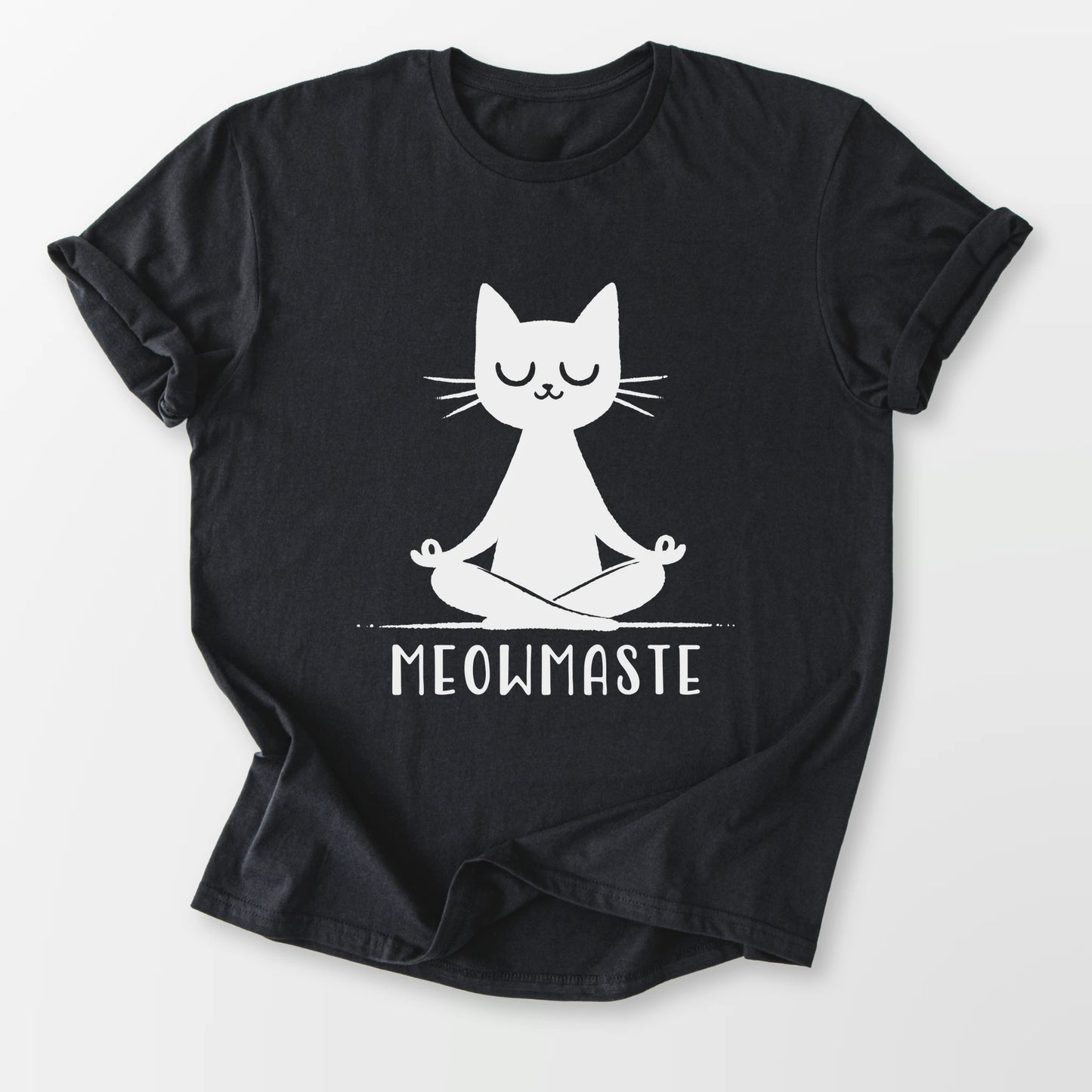 Meowmaste Tee Black T-Shirt