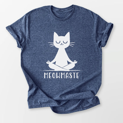 Meowmaste Tee Heather Navy T-Shirt