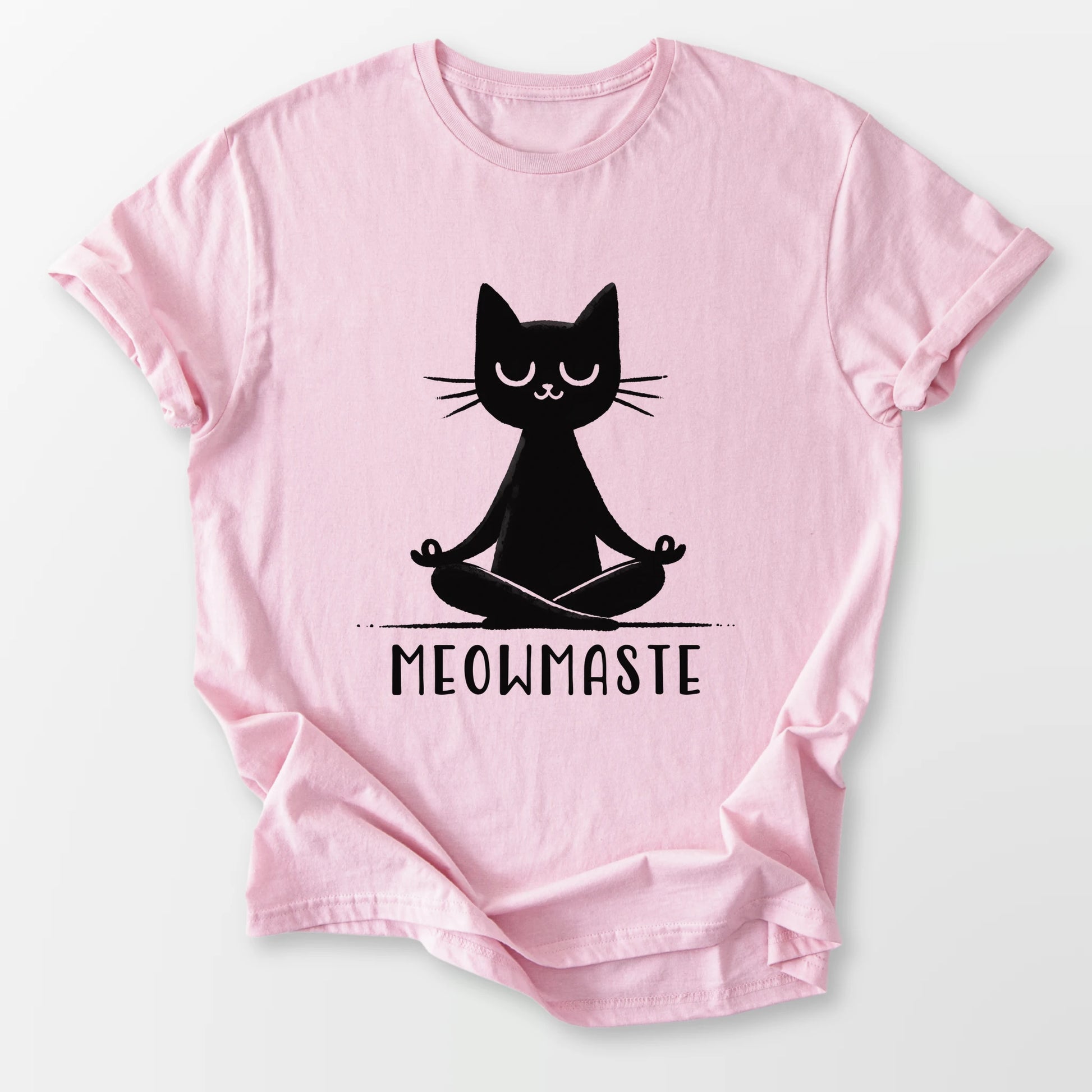 Meowmaste Tee Light Pink T-Shirt
