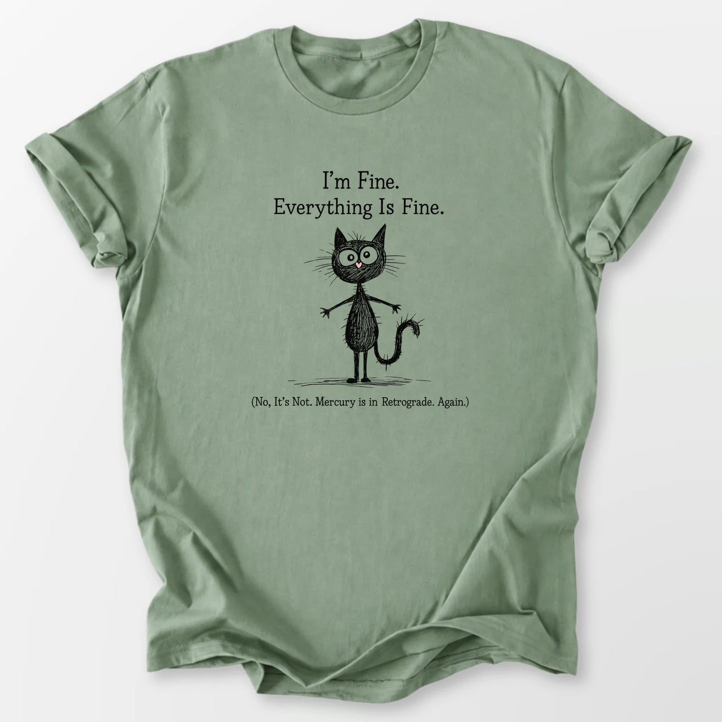 Mercury in Retrograde Tee Sage T-Shirt