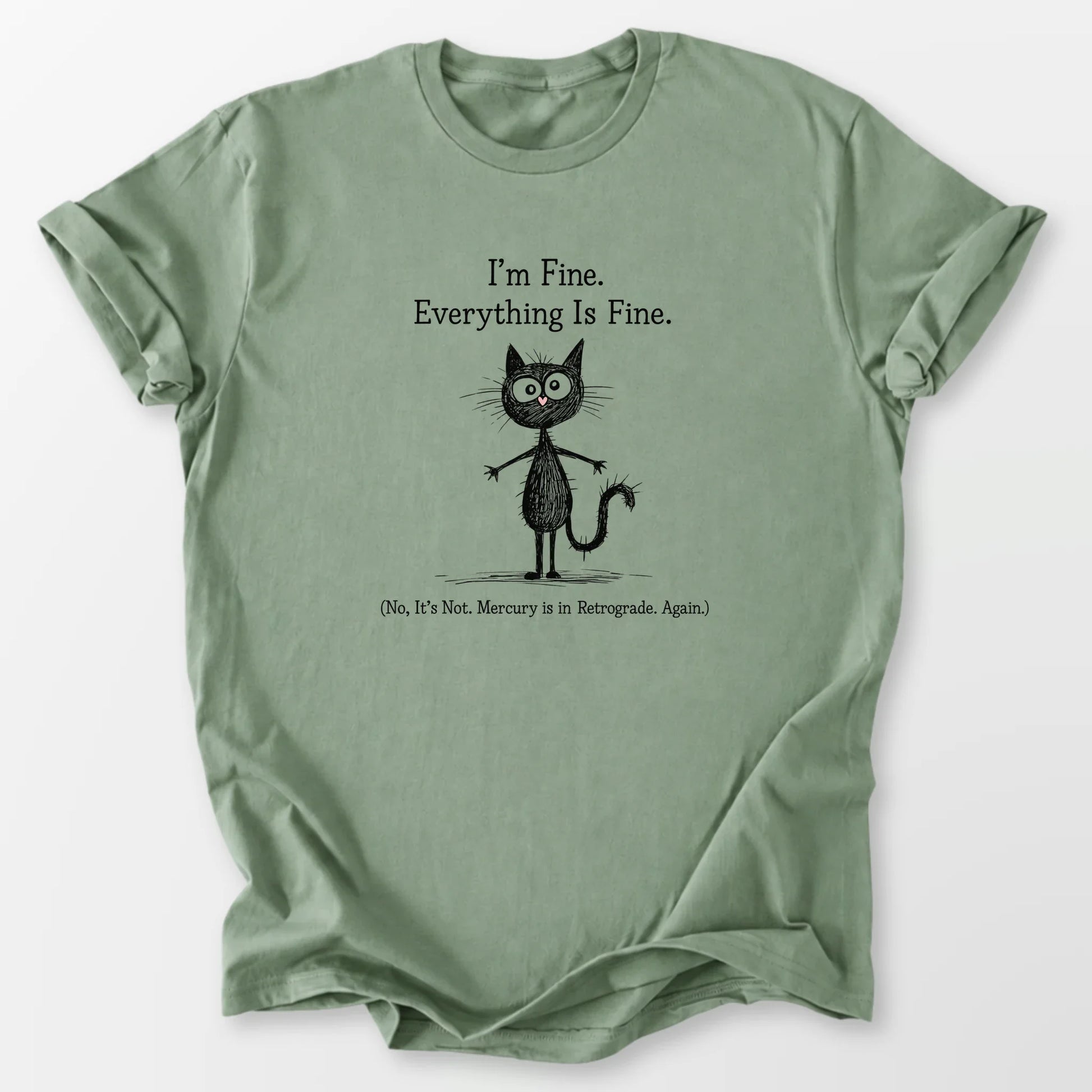 Mercury in Retrograde Tee Sage T-Shirt