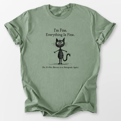 Mercury in Retrograde Tee Sage T-Shirt