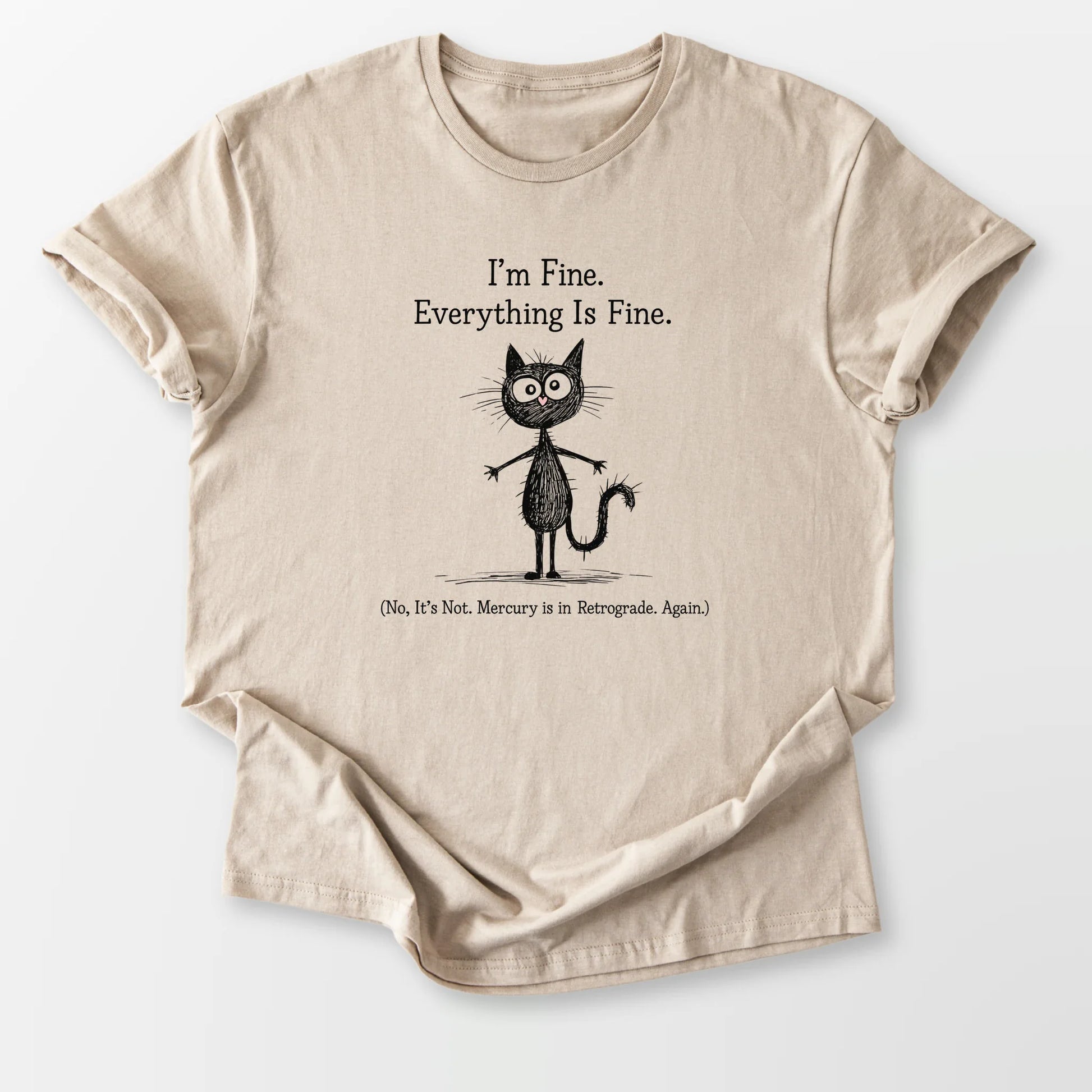 Mercury in Retrograde Tee Sand T-Shirt