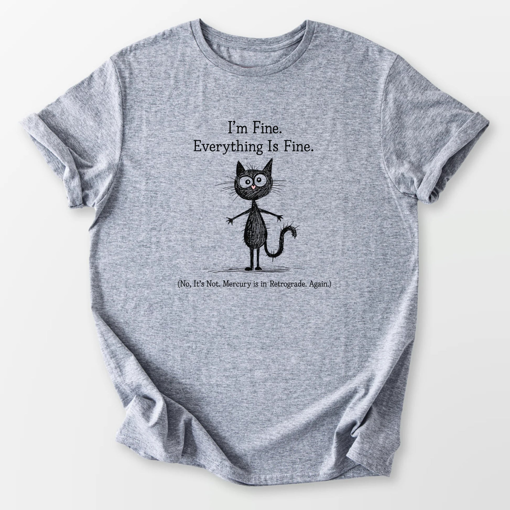 Mercury in Retrograde Tee Sport Grey T-Shirt