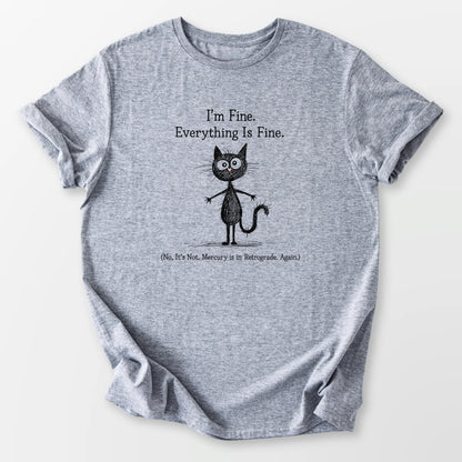 Mercury in Retrograde Tee Sport Grey T-Shirt
