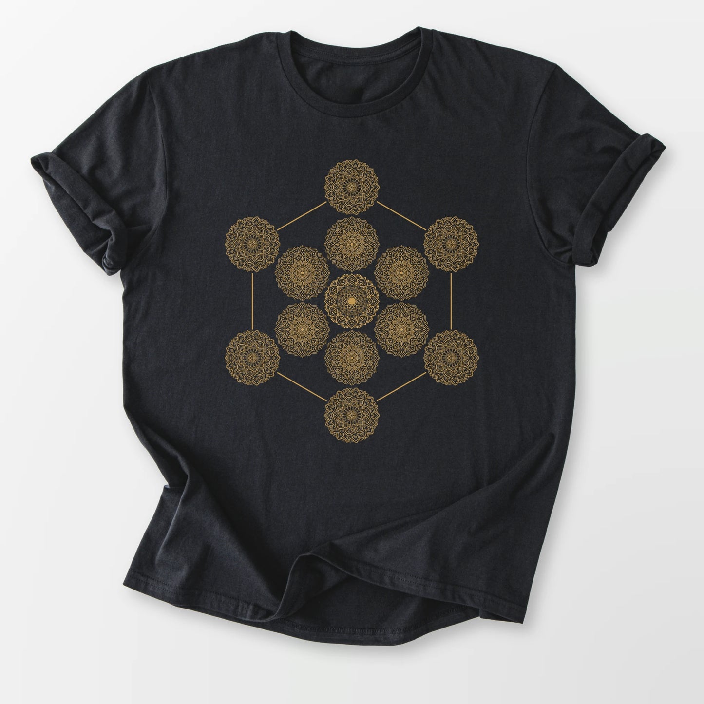 Metatron's Mandala Tee Black T-Shirt