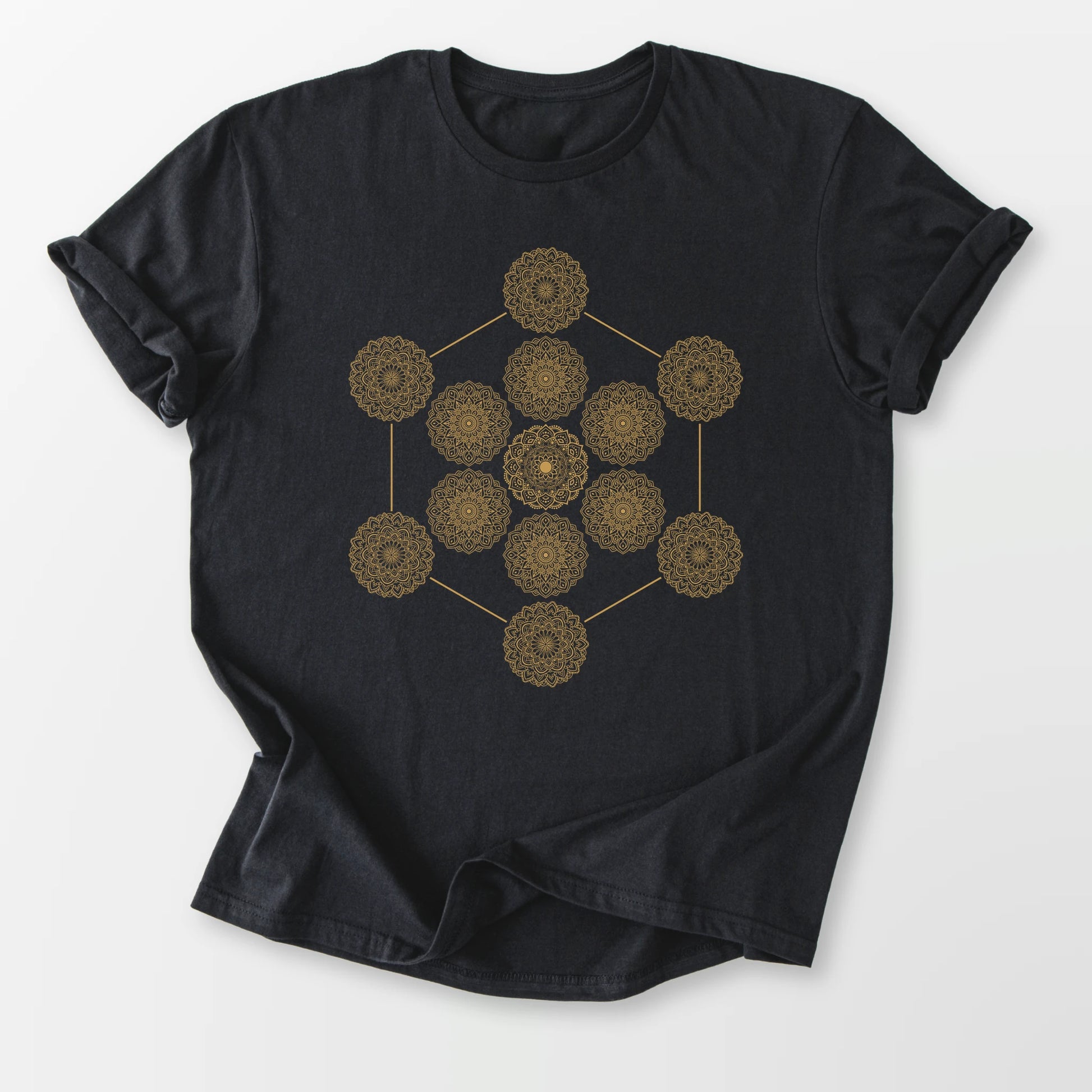 Metatron's Mandala Tee Black T-Shirt