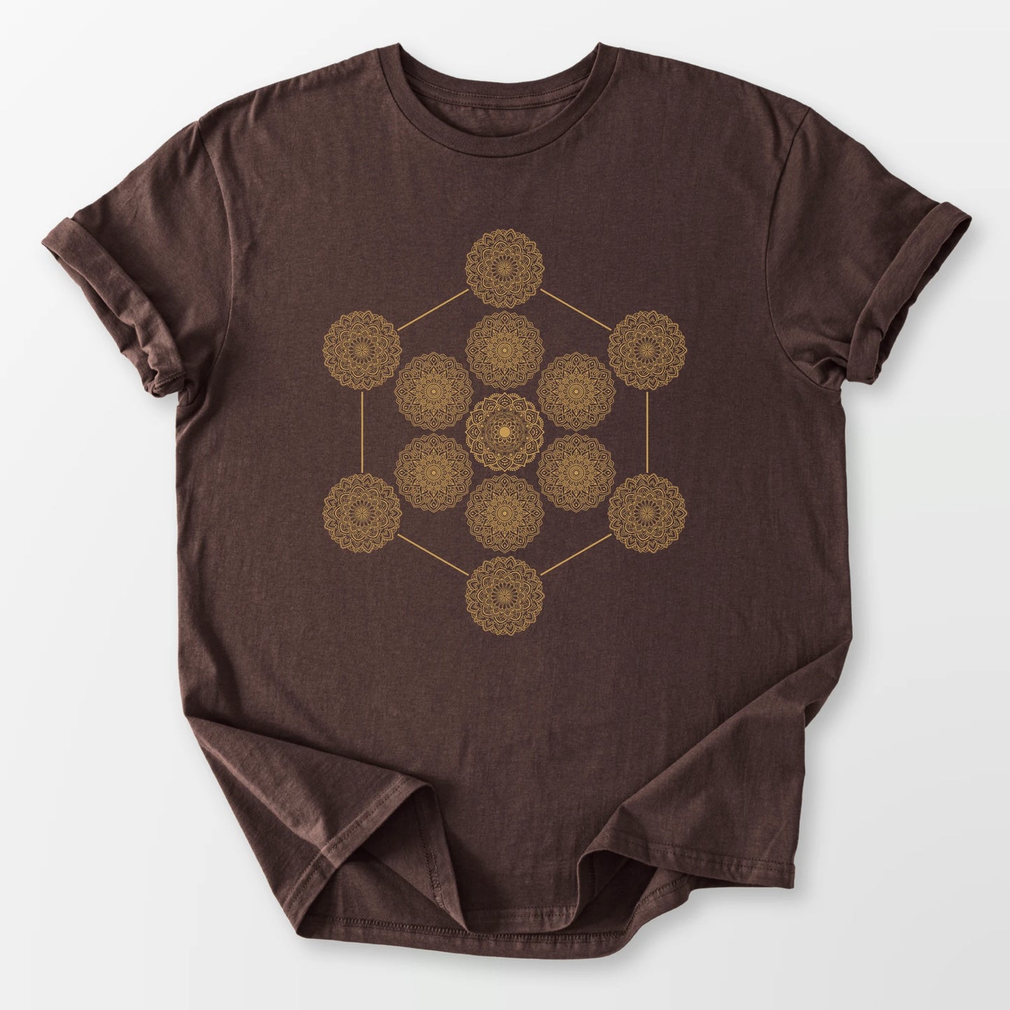 Metatron's Mandala Tee Dark Chocolate T-Shirt
