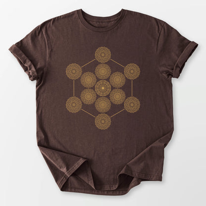 Metatron's Mandala Tee Dark Chocolate T-Shirt