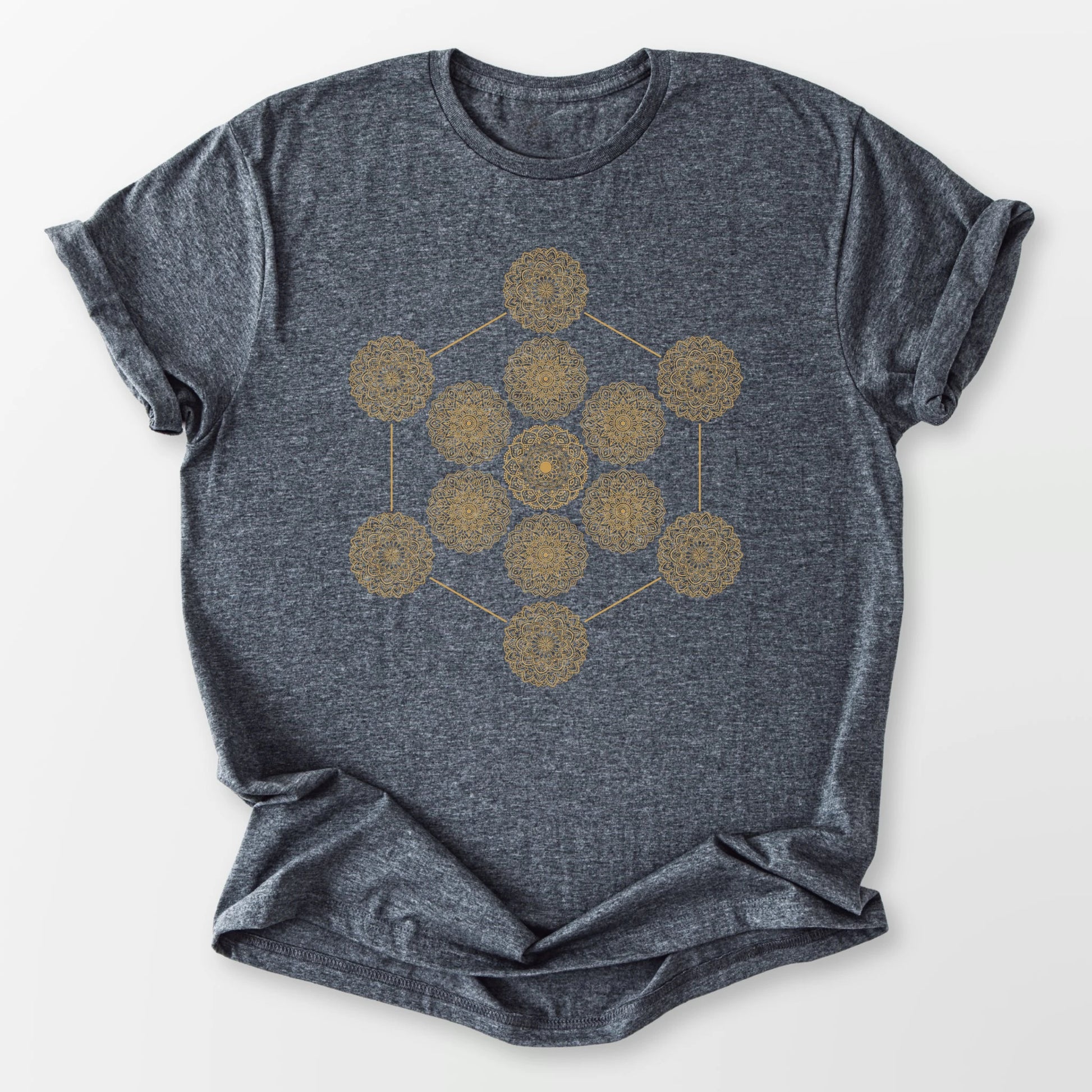 Metatron's Mandala Tee Dark Heather Grey T-Shirt
