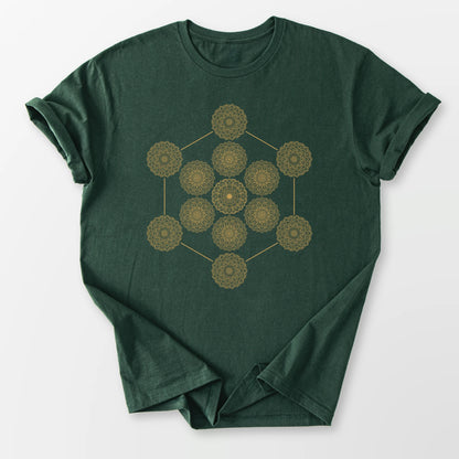 Metatron's Mandala Tee Forest Green T-Shirt