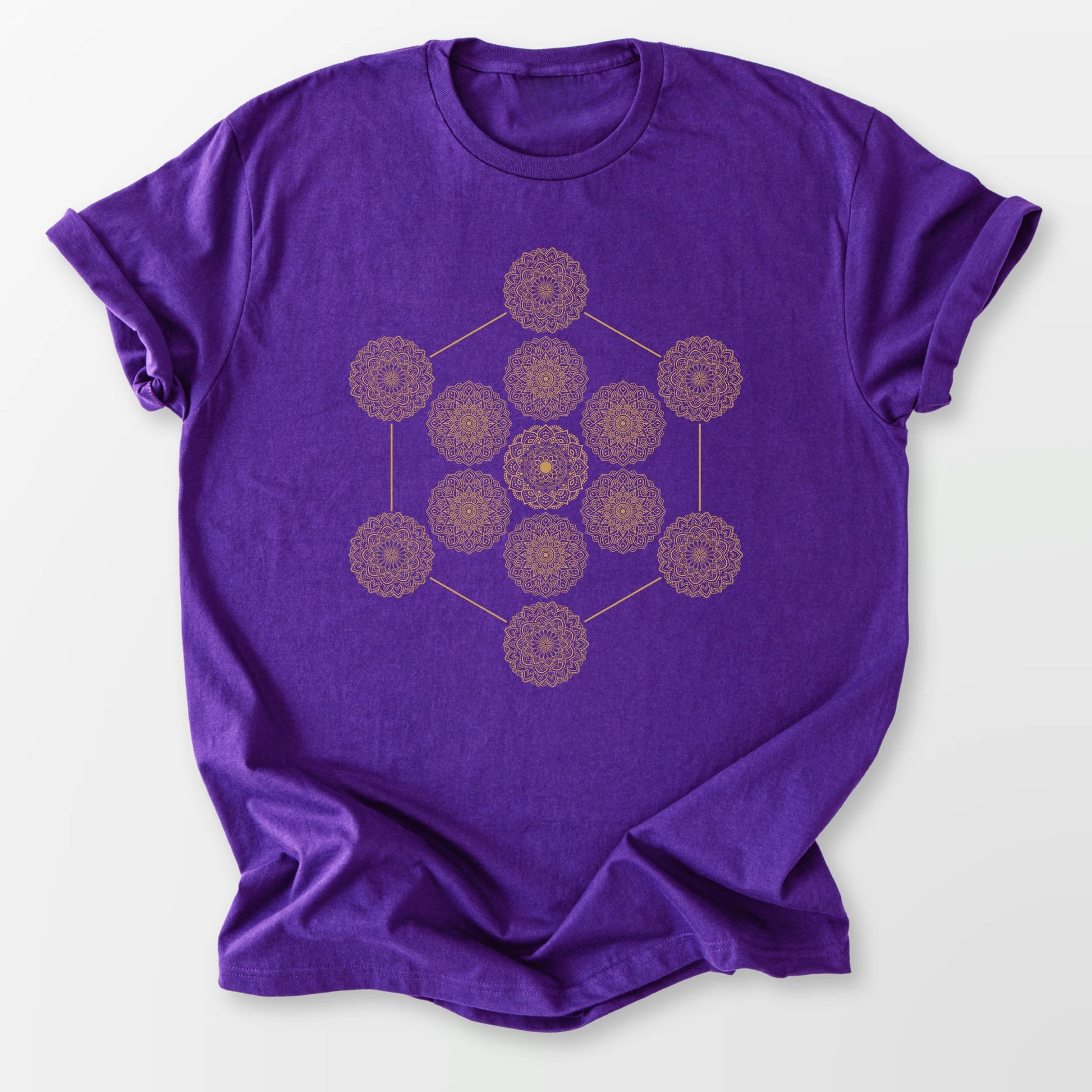 Metatron's Mandala Tee Purple T-Shirt