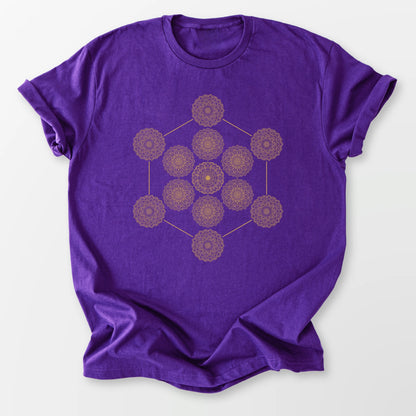 Metatron's Mandala Tee Purple T-Shirt