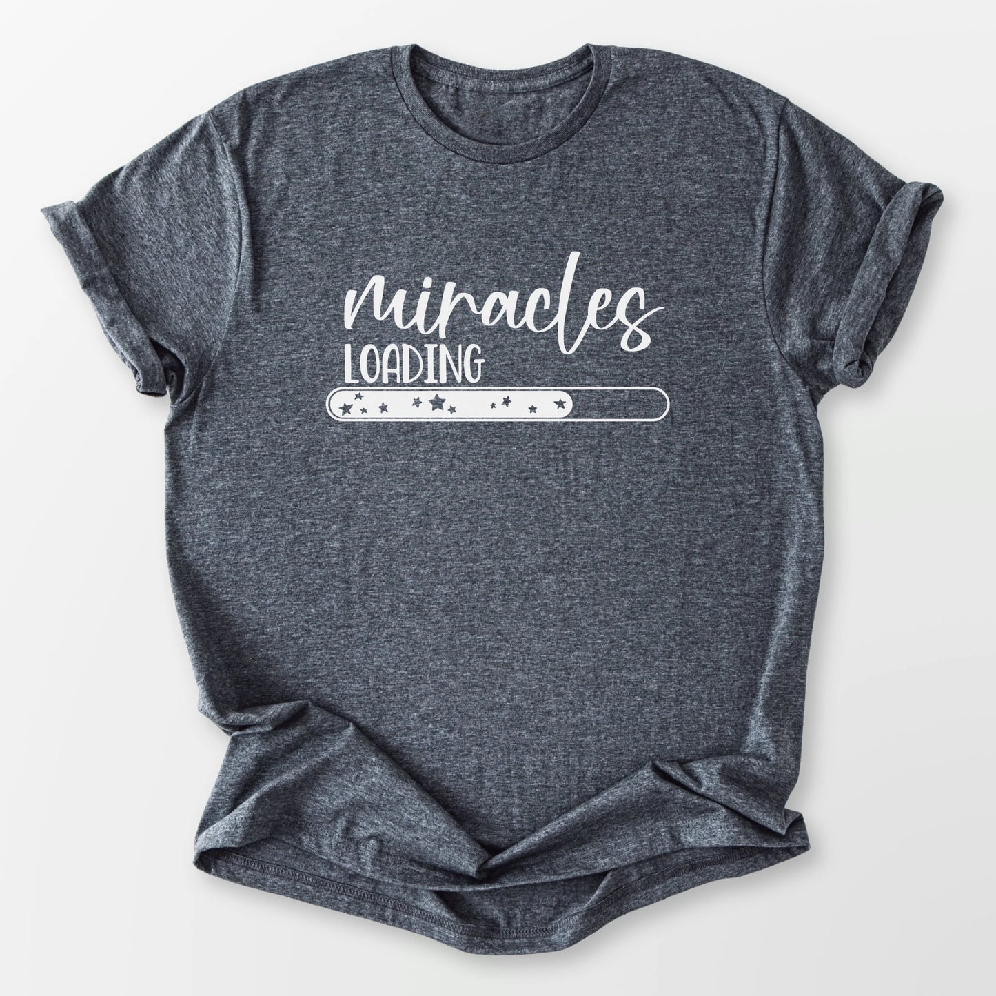 Miracles Loading Tee Dark Heather Grey T-Shirt
