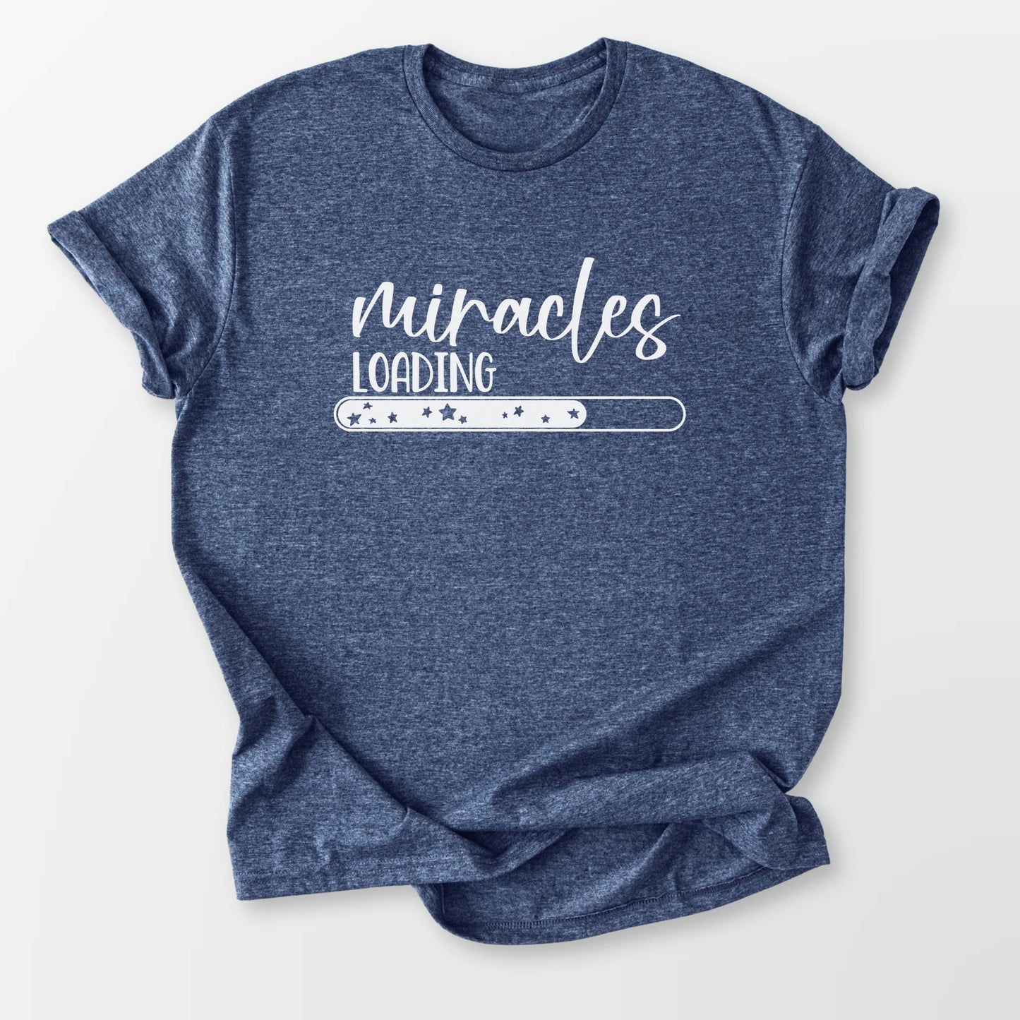 Miracles Loading Tee Heather Navy T-Shirt