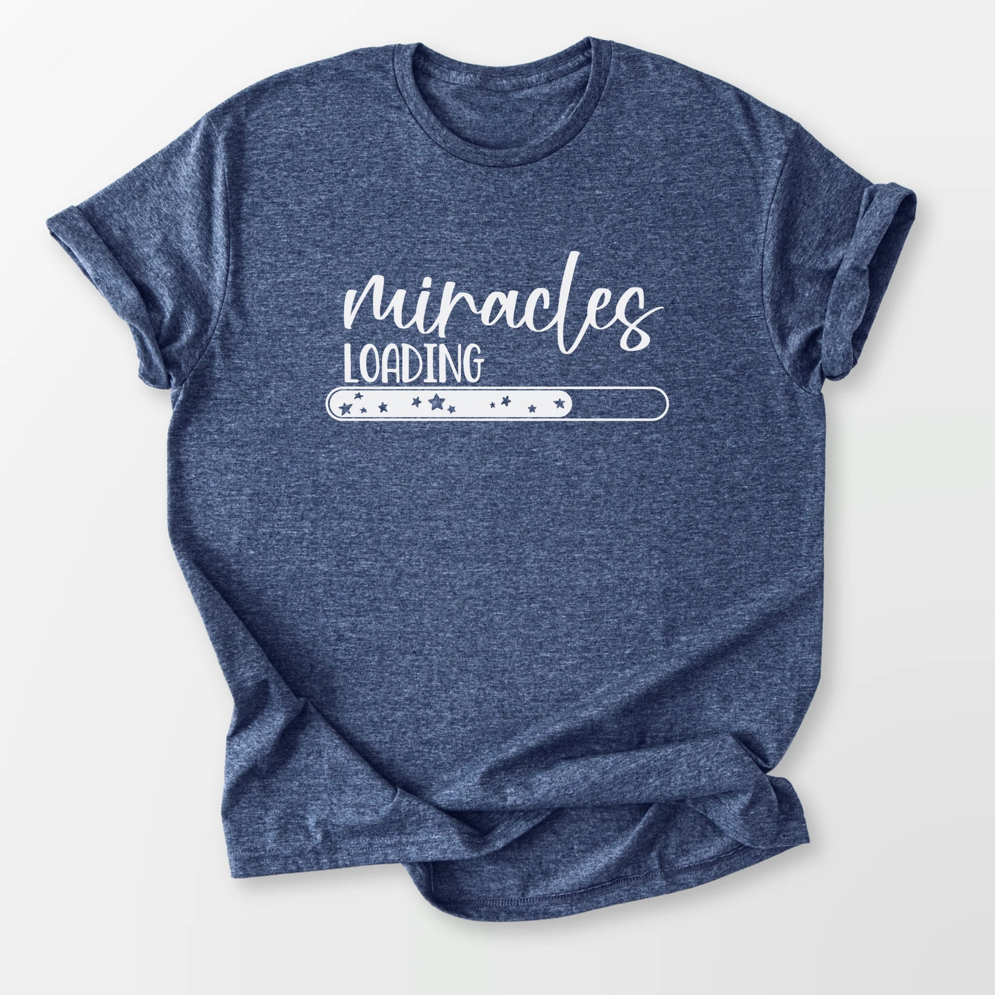 Miracles Loading Tee Heather Navy T-Shirt