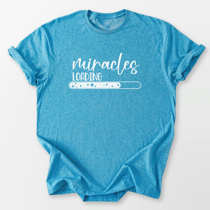 Miracles Loading Tee Heather Sapphire T-Shirt