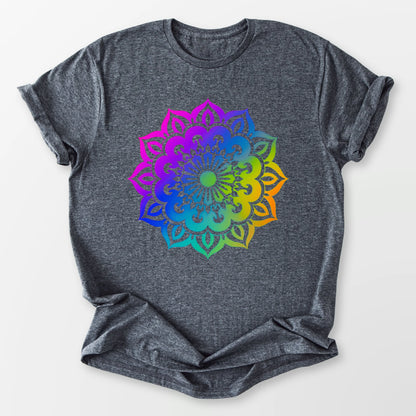 Modern Mandala Tee Dark Heather Grey T-Shirt