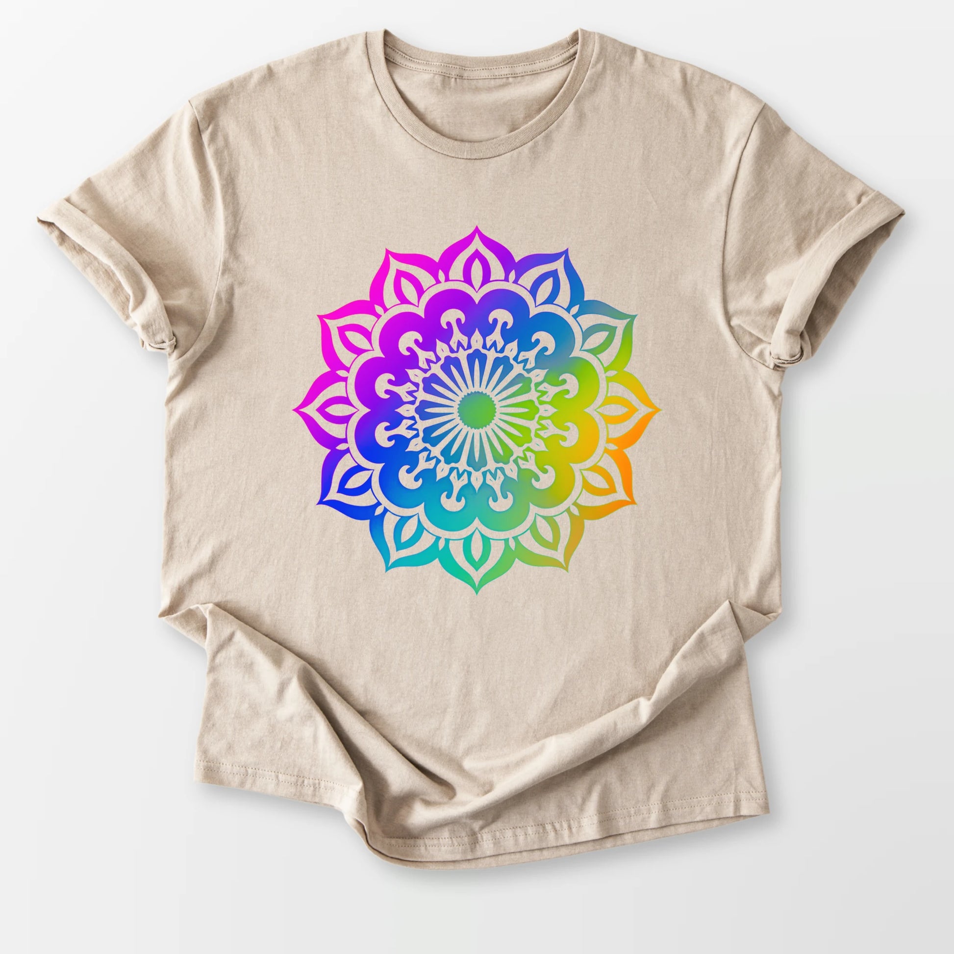 Modern Mandala Tee Sand T-Shirt
