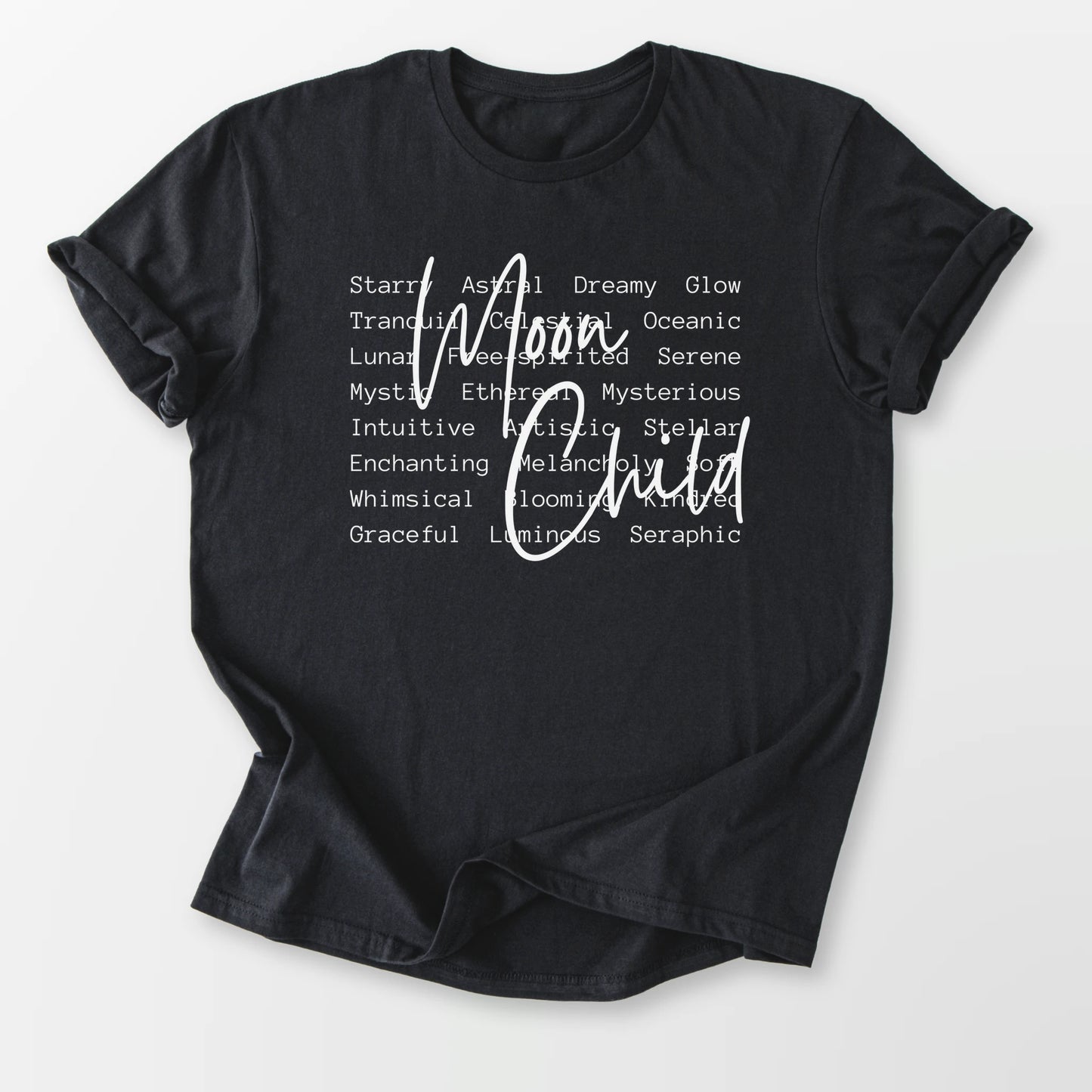Moon Child Tee Black T-Shirt