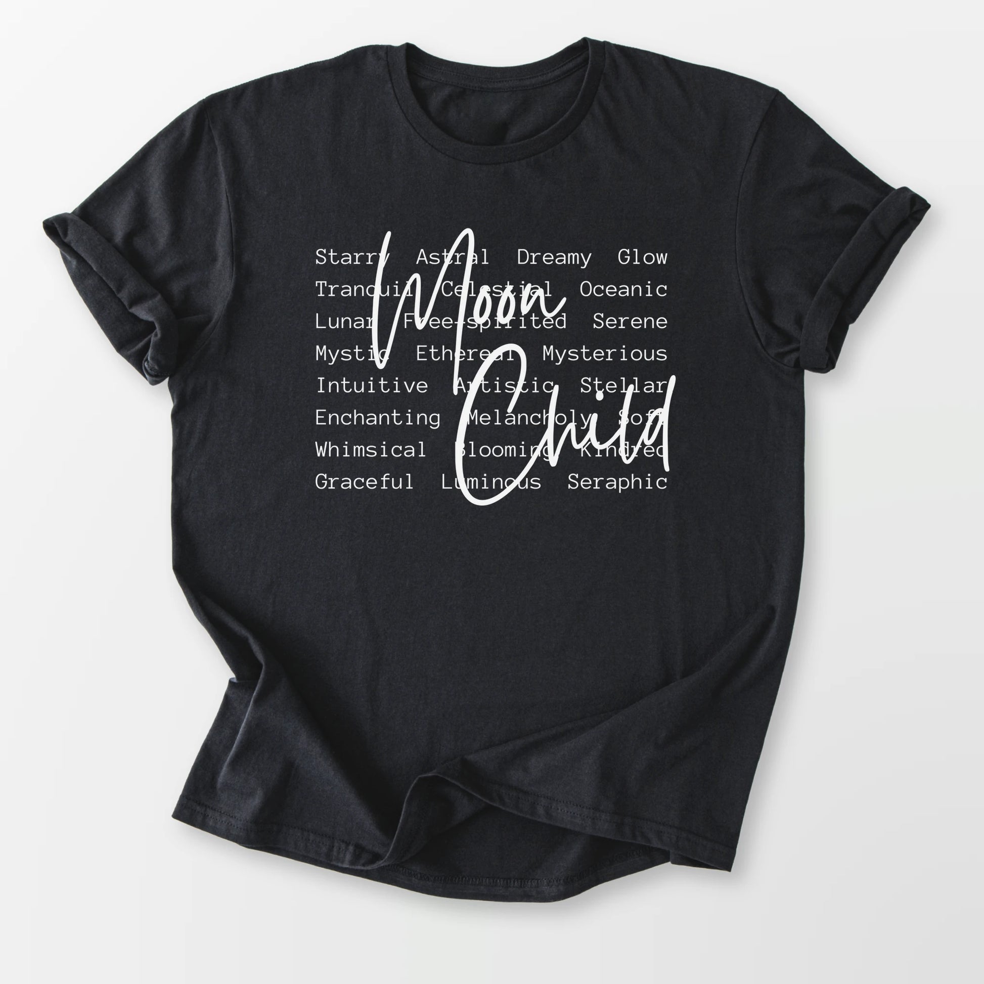 Moon Child Tee Black T-Shirt