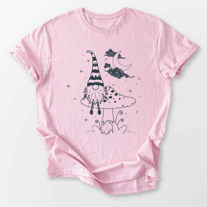 Moon Over My Gnome Tee Light Pink T-Shirt