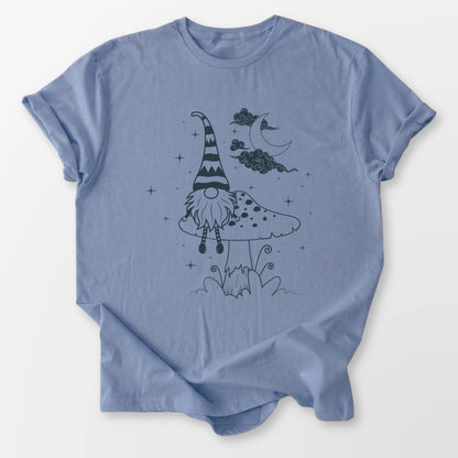 Moon Over My Gnome Tee Stone Blue T-Shirt