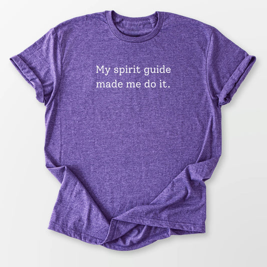 My Spirit Guide Tee Heather Purple T-Shirt