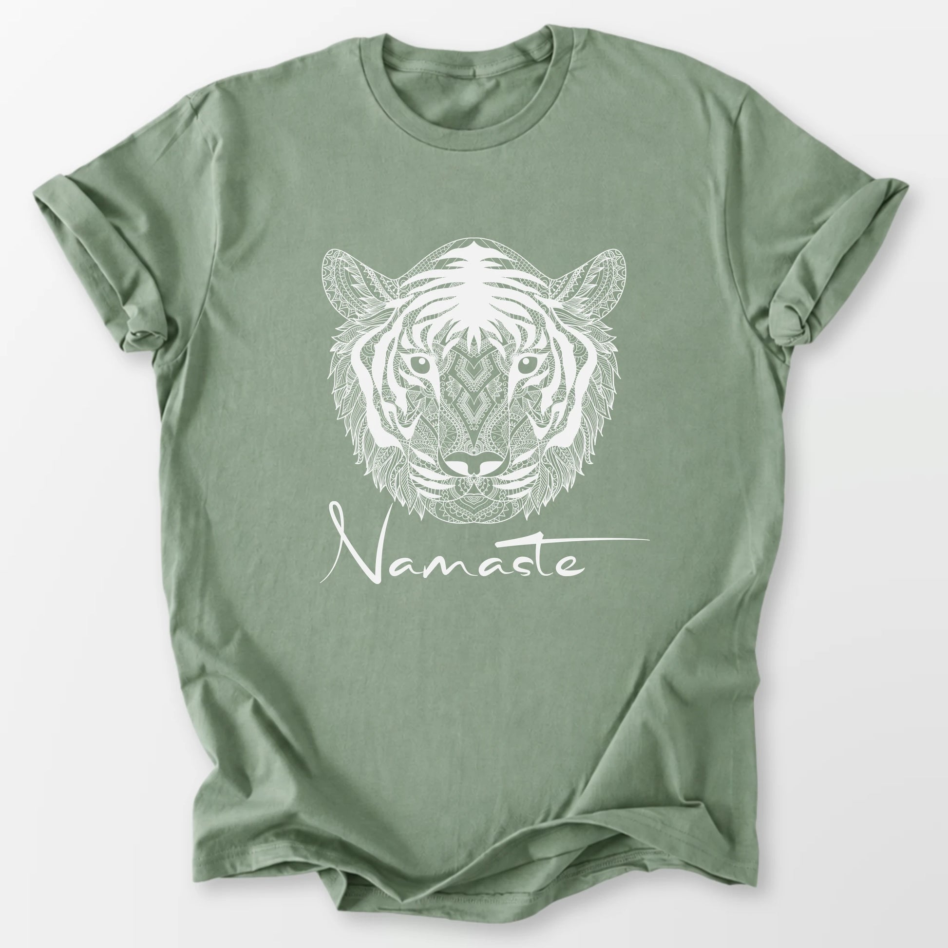 Namaste Tiger Tee Sage T-Shirt
