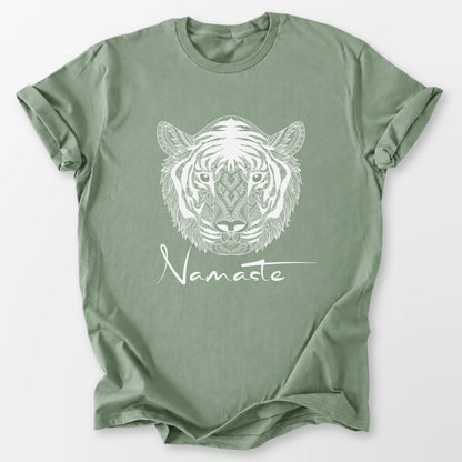 Namaste Tiger Tee Sage T-Shirt