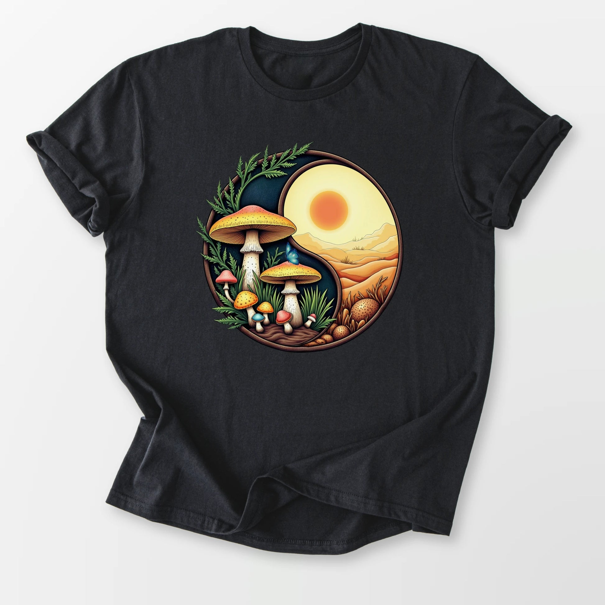Natural Harmony Tee Black T-Shirt