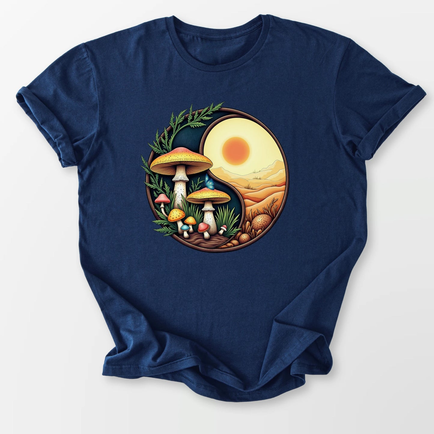 Natural Harmony Tee Navy T-Shirt