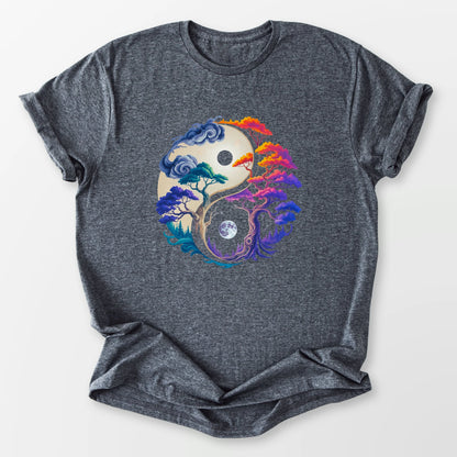 Nature Balance Tee Dark Heather Grey T-Shirt
