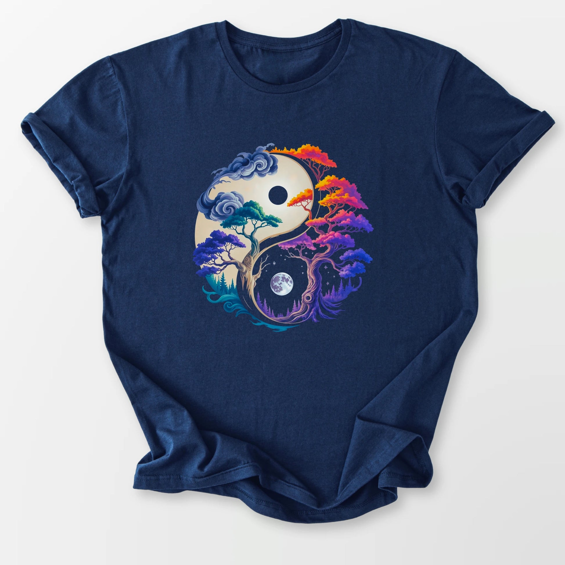 Nature Balance Tee Navy T-Shirt