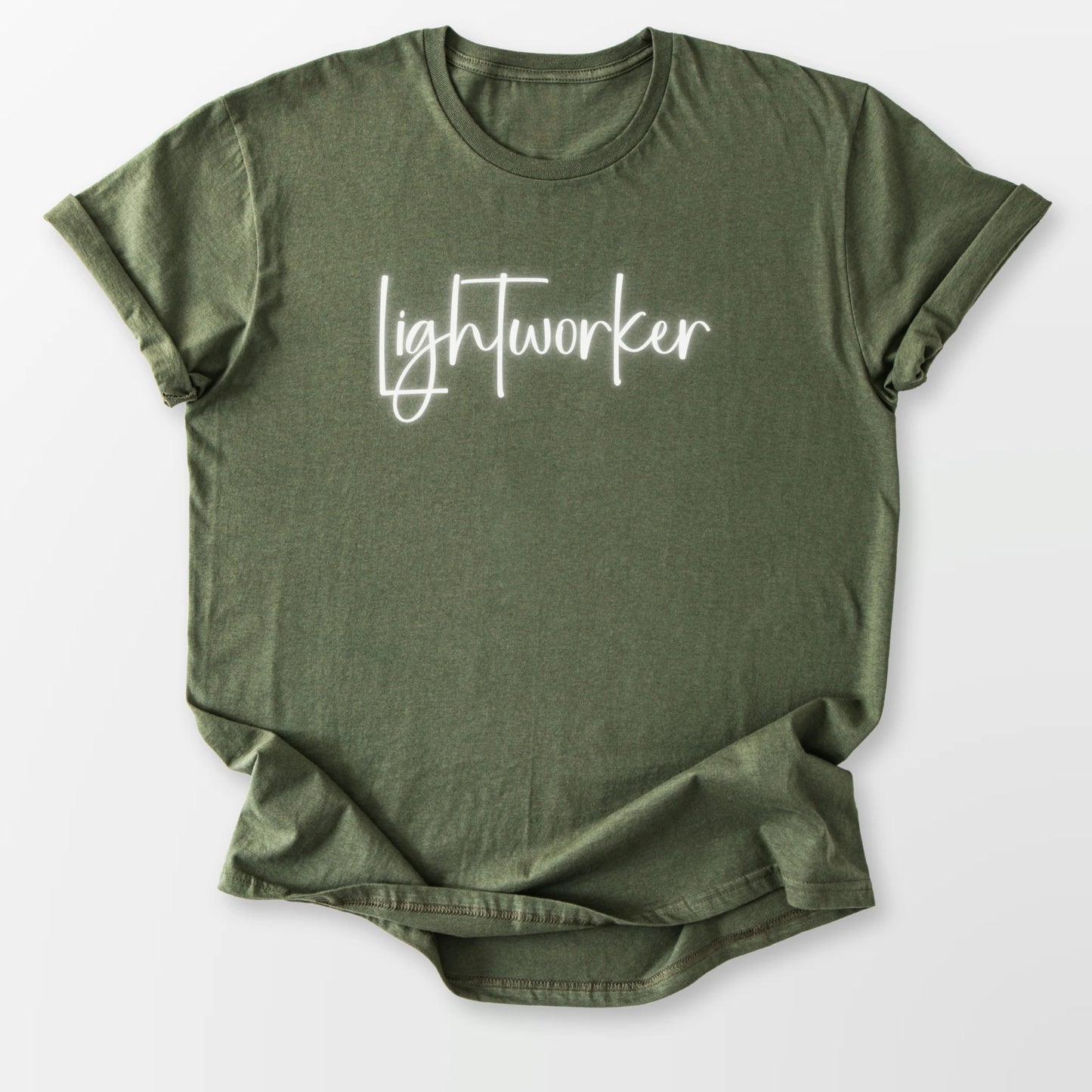 Neon Lightworker Tee Military Green T-Shirt