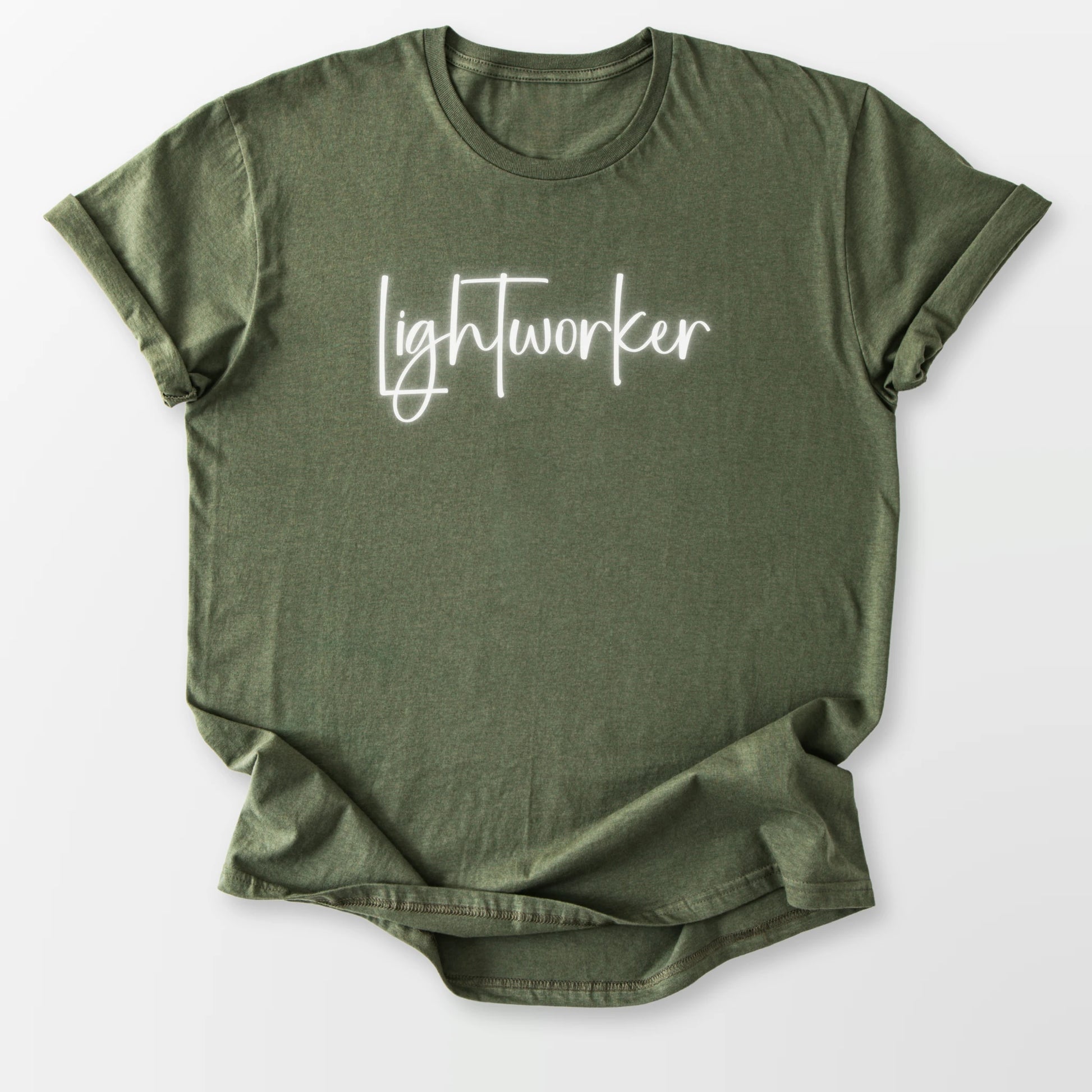 Neon Lightworker Tee Military Green T-Shirt
